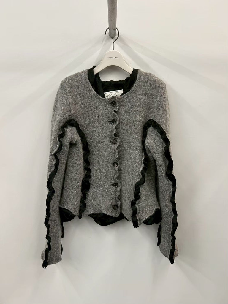 DUST CARDIGAN GREY
