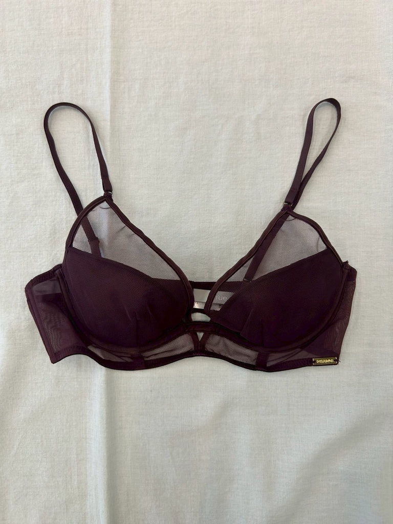 FETICO×YUE BRA BURGUNDY
