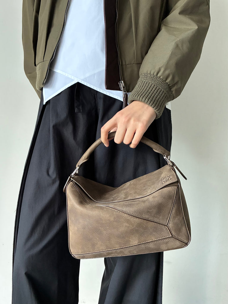 PUZZLE SMALL BAG BROWN