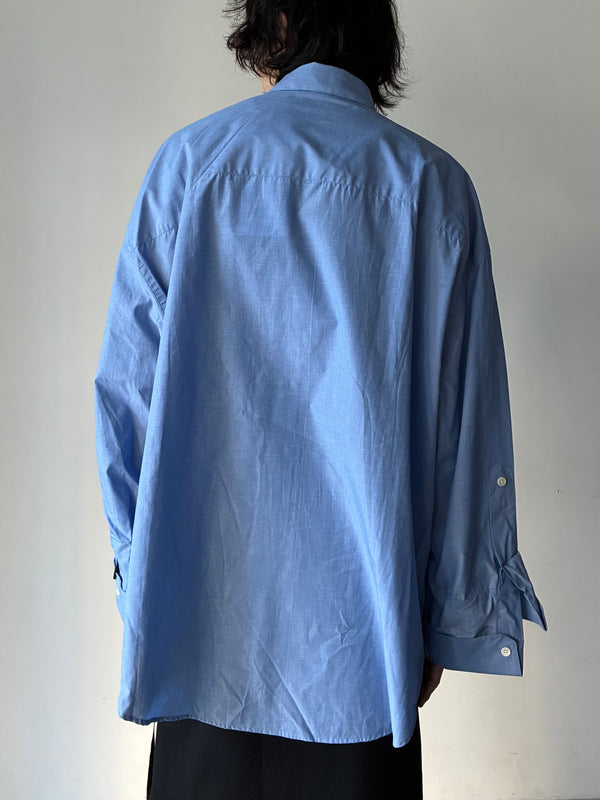 【M.Y. SHIRT 1 FW26-0134-551】Oversized shirt LIGHT BLUE
