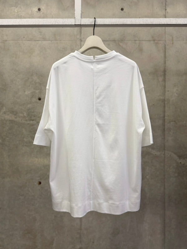 TOTTI T-SHIRT IN SUVIN COTTON WHITE