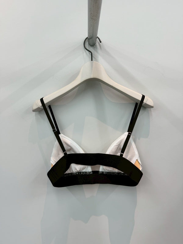 【FTC264-0414】VELOUR BRALETTE WHITE