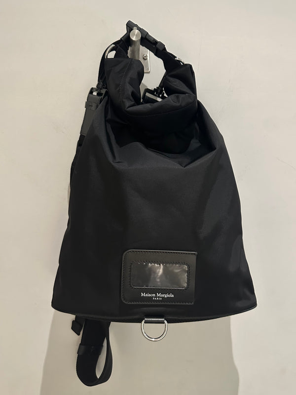 HIGH TECH ROLL UP BACKPACK BLACK