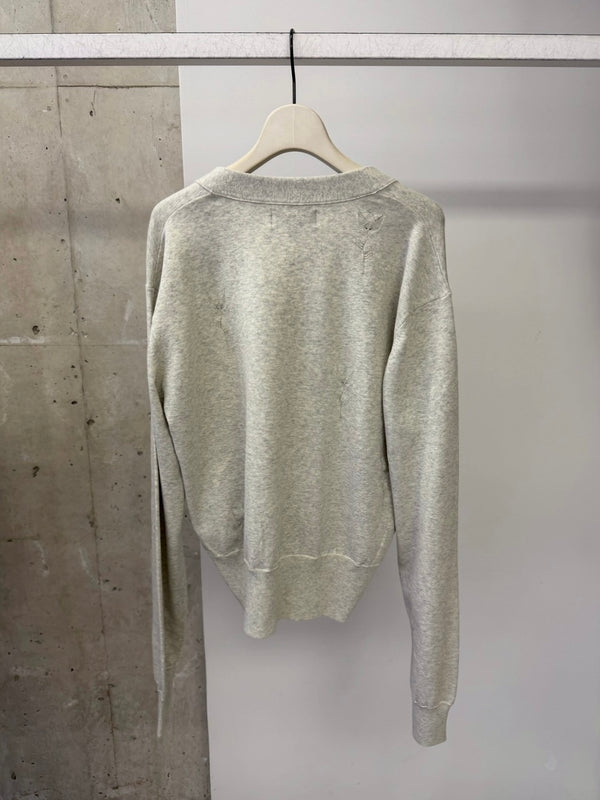 MB 10 BUTTONS CARDIGAN GREY