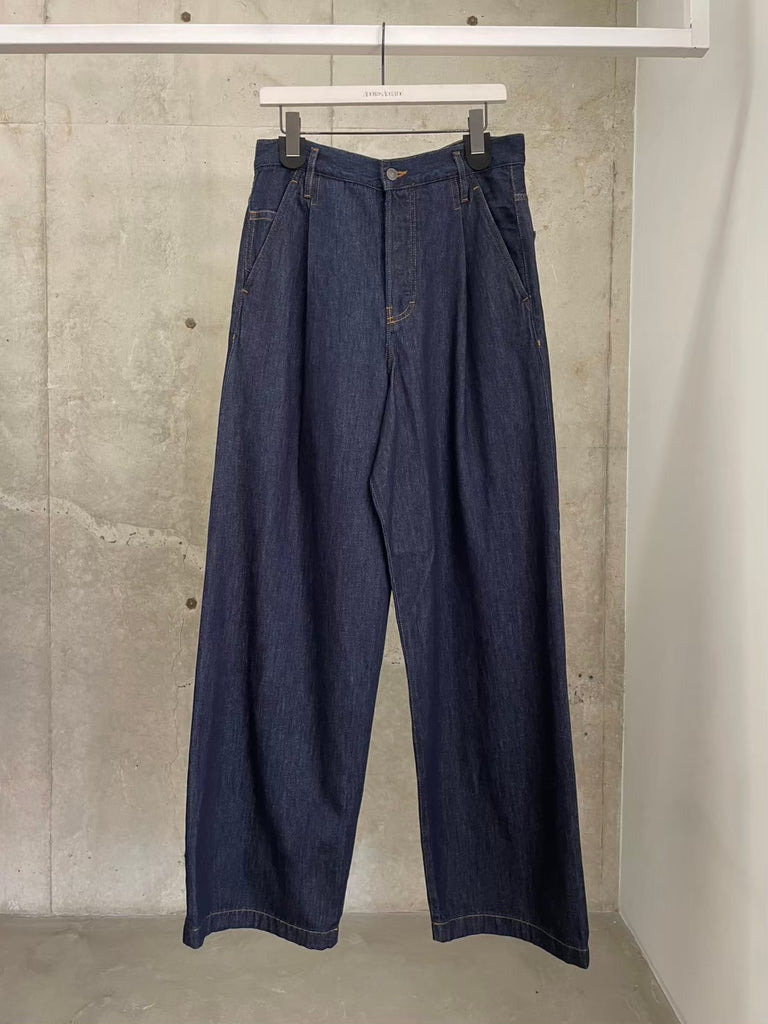 DRIES VAN NOTEN 02250-PENNING 1552 M.W.PANTS INDIGO ドリス