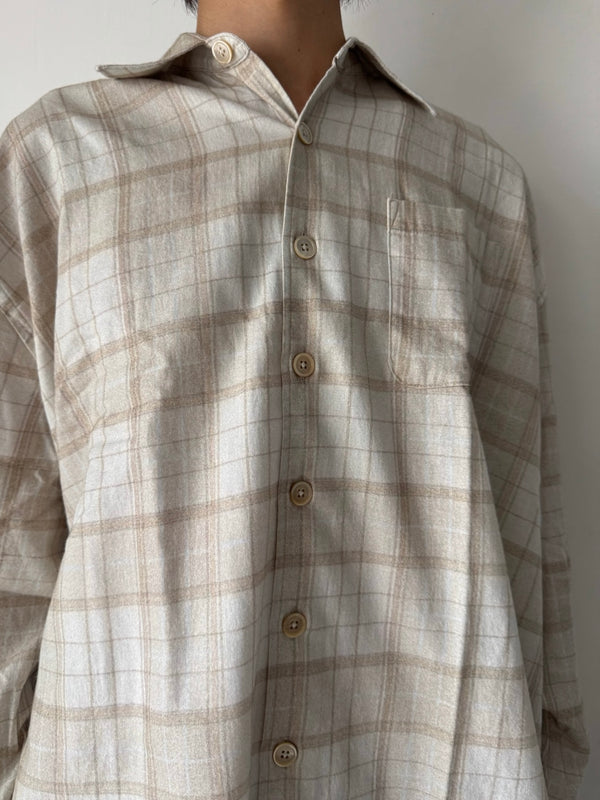 【M4262BSC】BORROWED SHIRT OFF WHITE