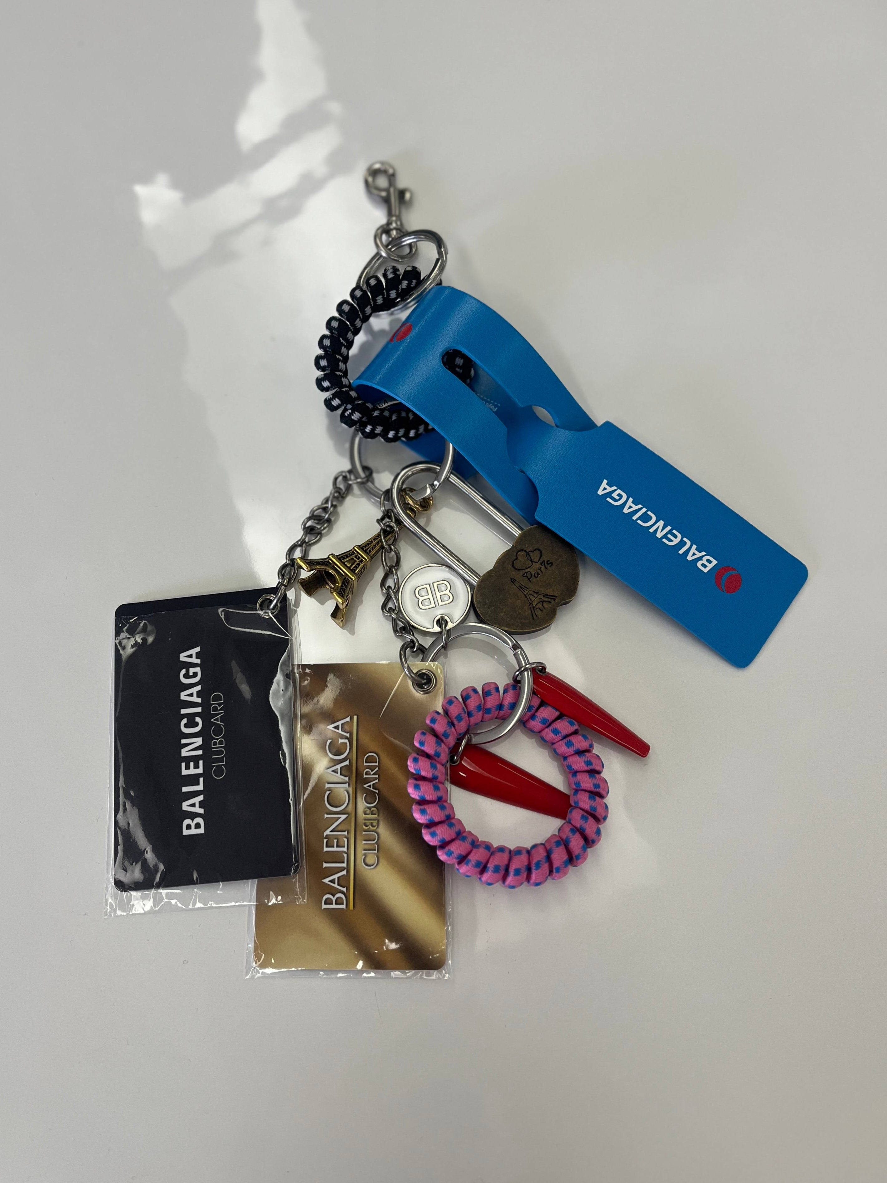 BALENCIAGA KEYRING SUBWAY CARD MULTI バレンシアガ 正規取扱店