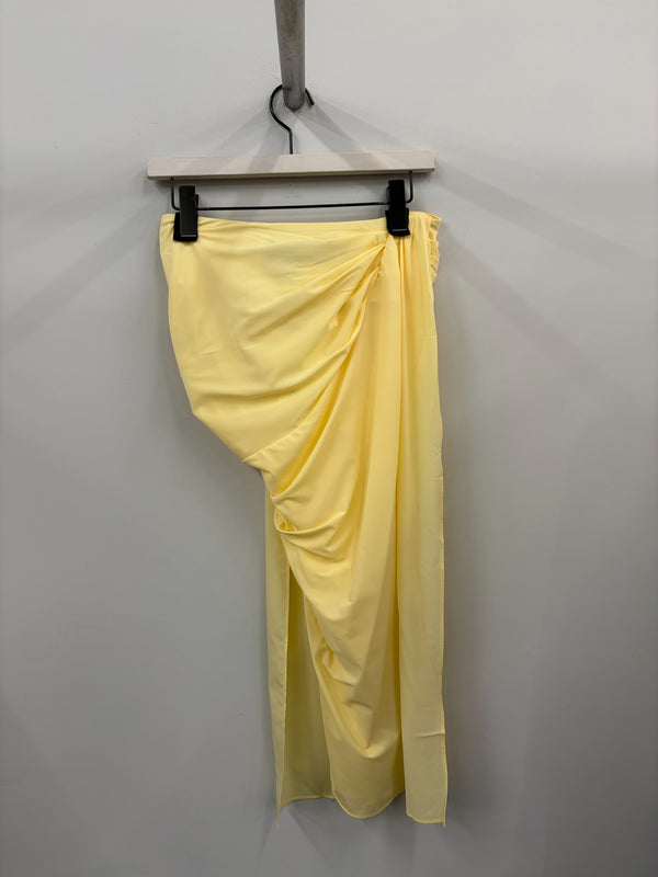 【25ESKW00084BW00565】LA JUPE PAREO YELLOW