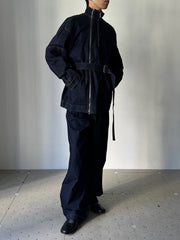 DRIES VAN NOTEN 02200-VLAIR DENIM 1551 M.W.JACKET INDIGO