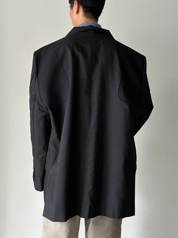 3D WOVEN JACKET BLACK