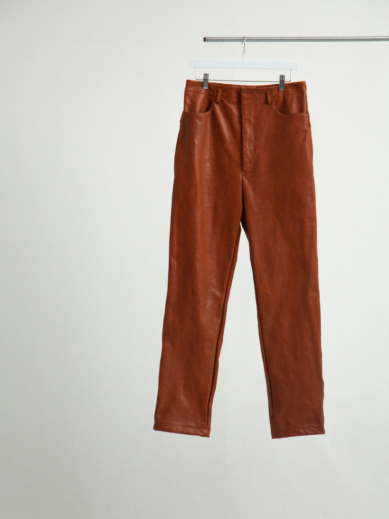 【S26AW22PT-L】HIGH WEST DOBLE POCKET PANTS BROWN