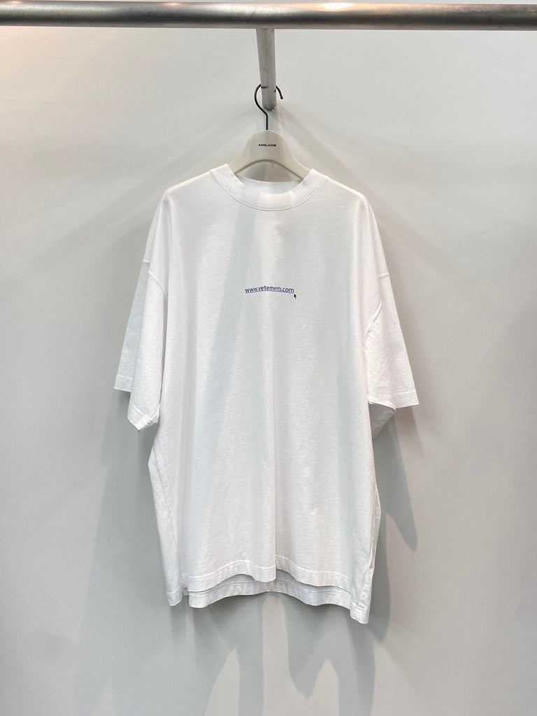 WEBSITE LOGO T-SHIRT WHITE