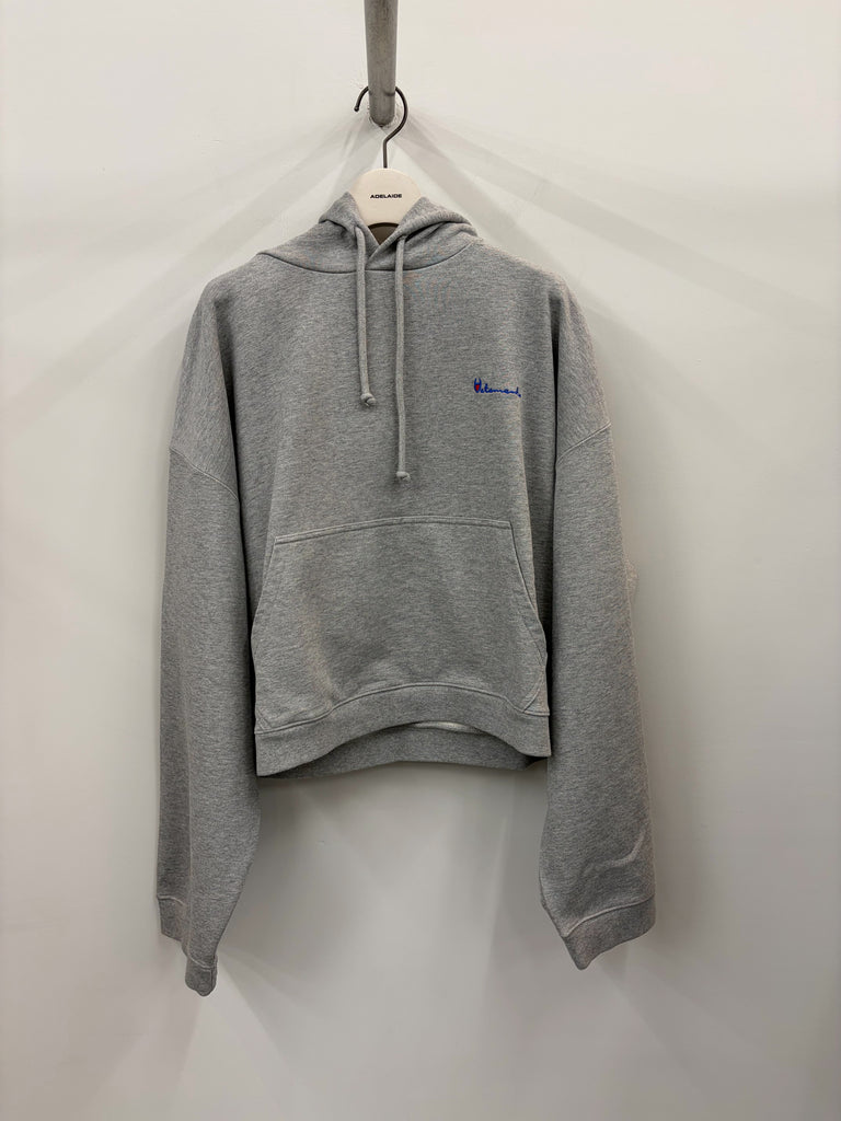 【MH27HD223G】ATHLETIC LOGO HOODIE GREY