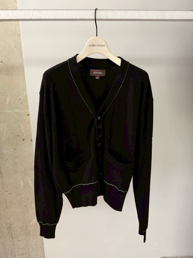 MB 10 BUTTONS CARDIGAN BLACK