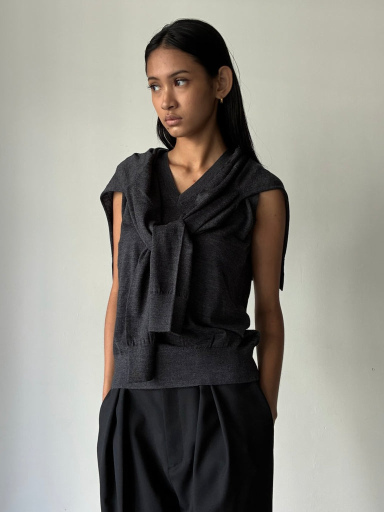 【035-026-KT024】High gauge gimmick Knit GRAY