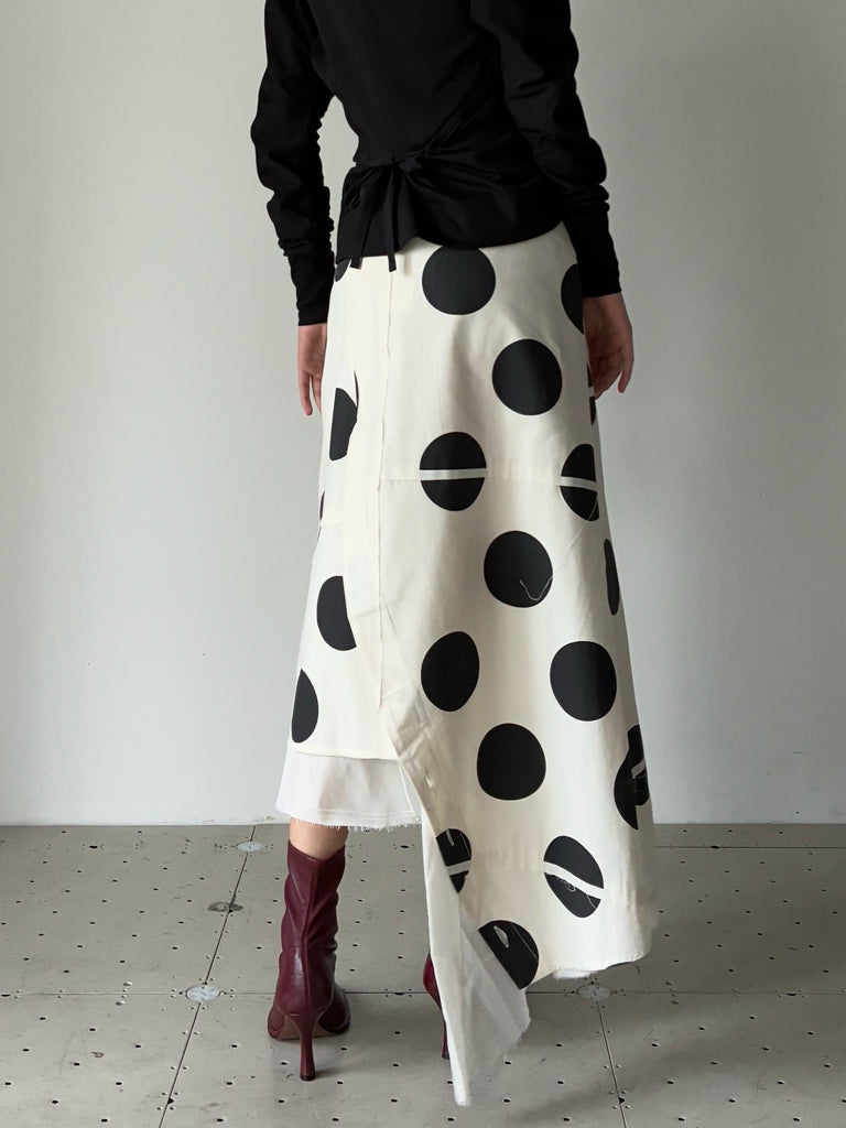 AUDREY POLKA SKIRT MULTI