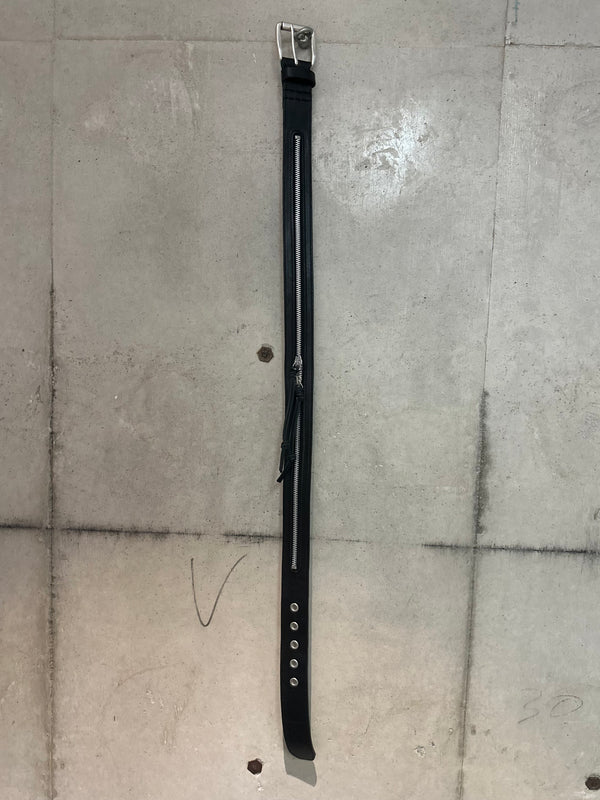 ZIPPED BELT BLACK