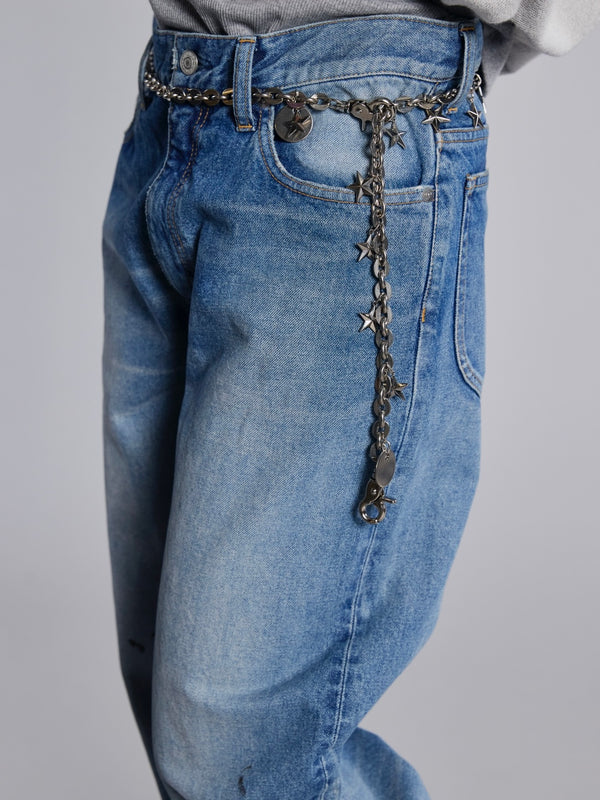 SHOOTING STAR CHAIN STRAP SILVER