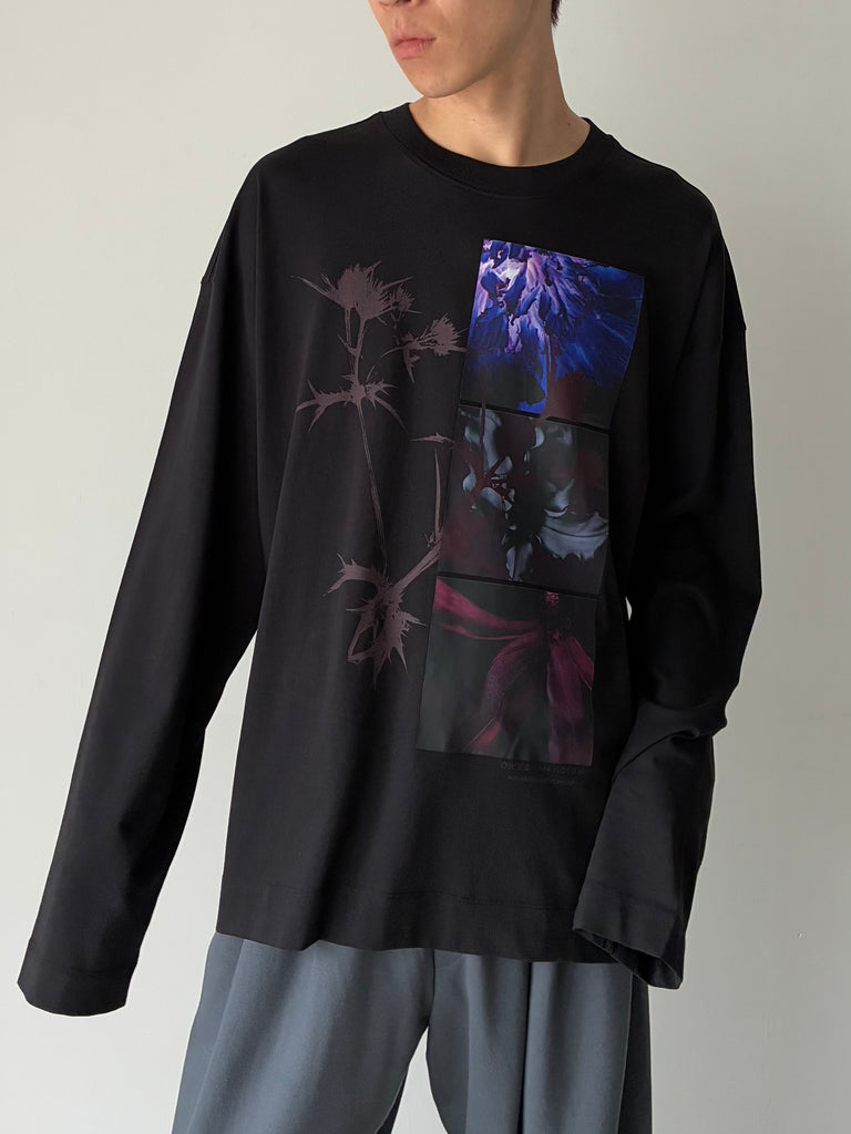【問い合わせ商品】02040-HEGLAND PR 2603 M.K.LS.T-SHIRT BLACK