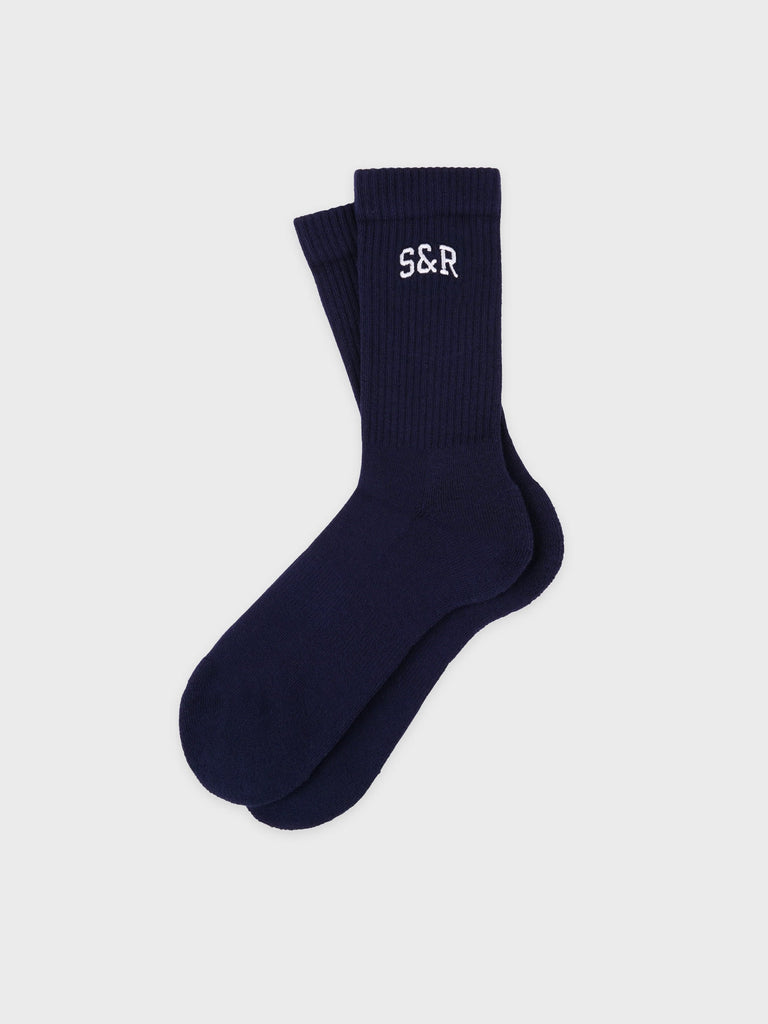 S&R Ivy Socks NAVY