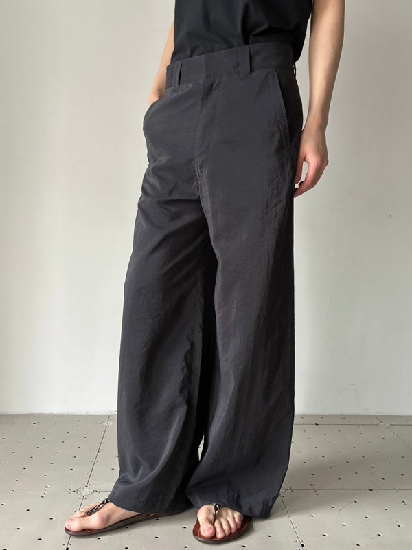 【PA1291 LF1308】STRAIGHT TAILORED PANTS OFF BLACK