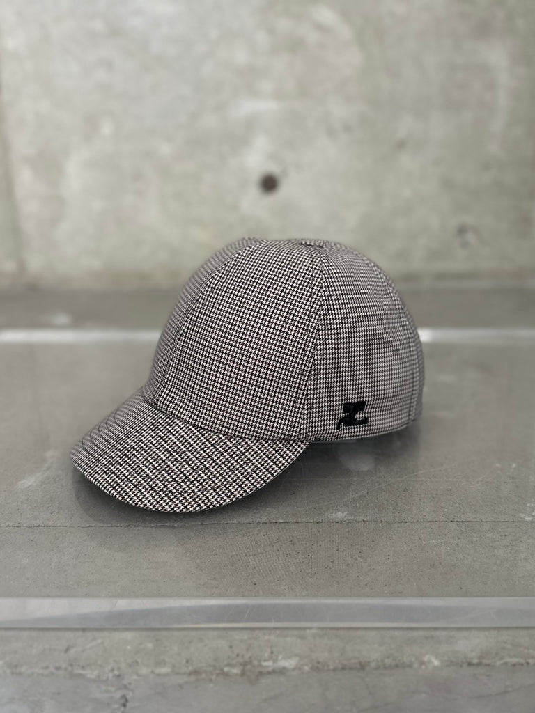 HOUNDSTOOTH SHORT CAP MULTI