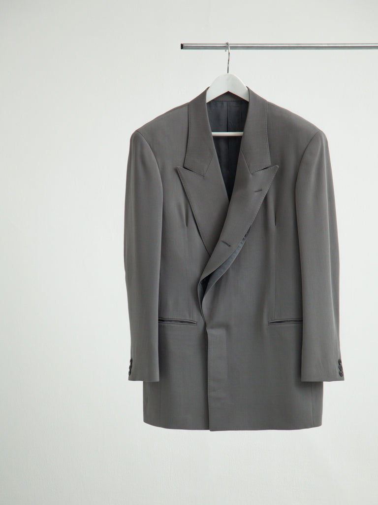 【S26AW08JKT-W】OPEN PLACKET JACKET GREY