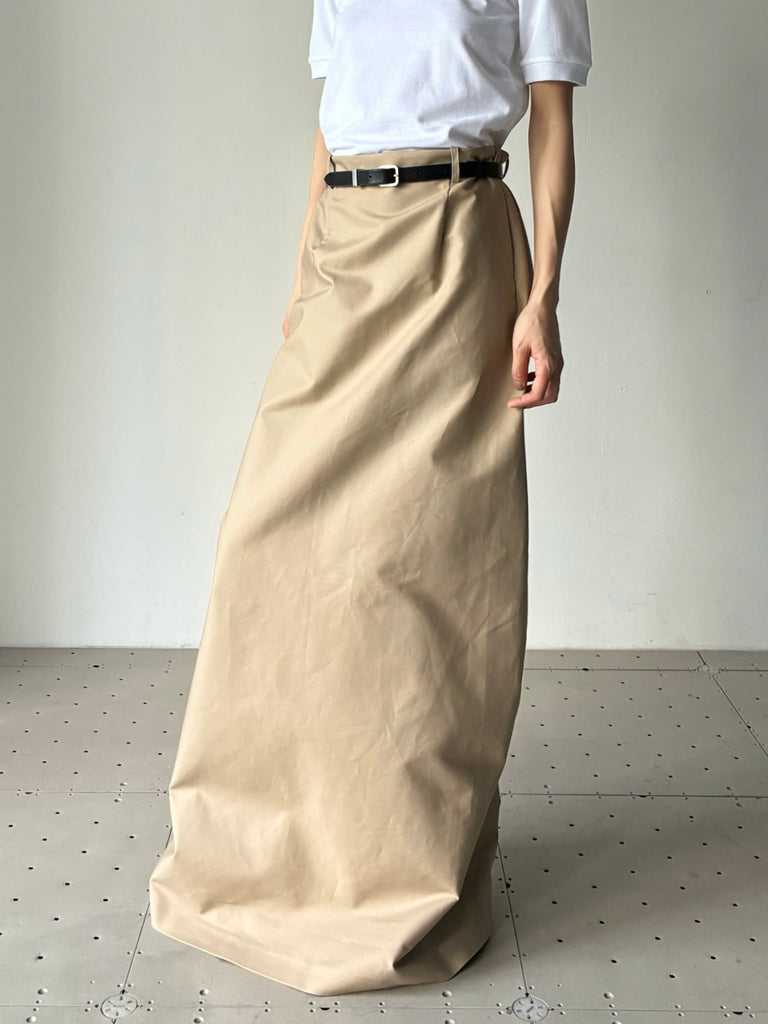 【S6-M-8037】SKIRT PANTS BEIGE