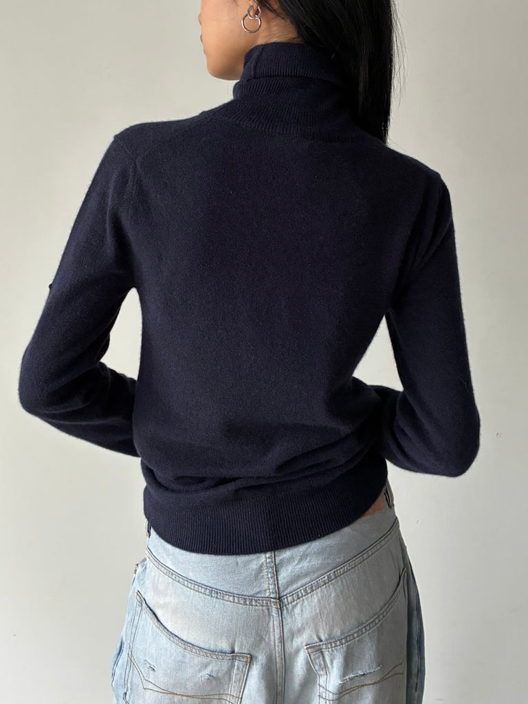 BALENCIAGA(バレンシアガ) | STANDARD TURTLENECK NAVY – ADDITION