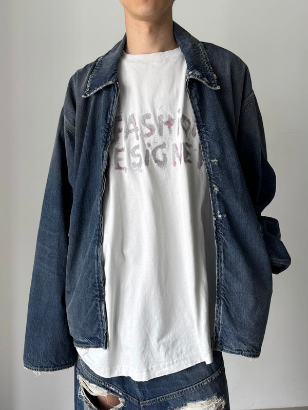 ZIP-UP JACKET BLUE