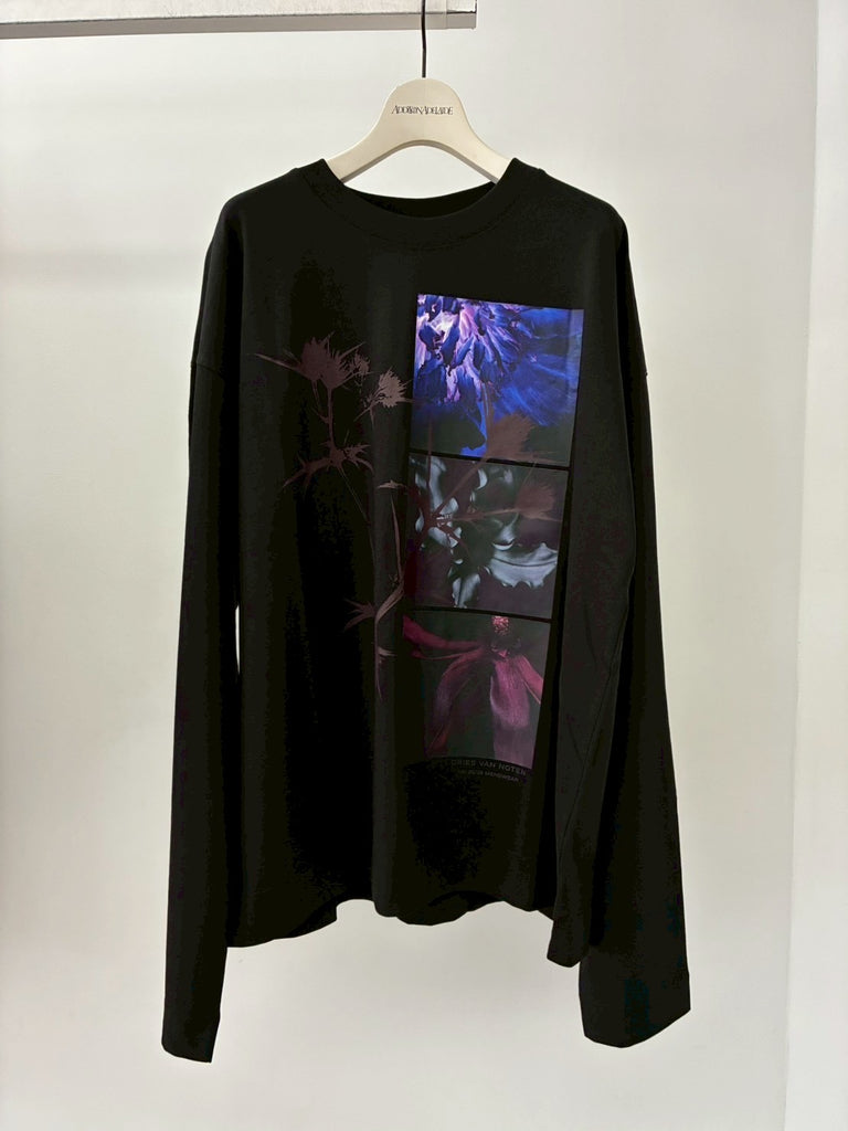 【問い合わせ商品】02040-HEGLAND PR 2603 M.K.LS.T-SHIRT BLACK