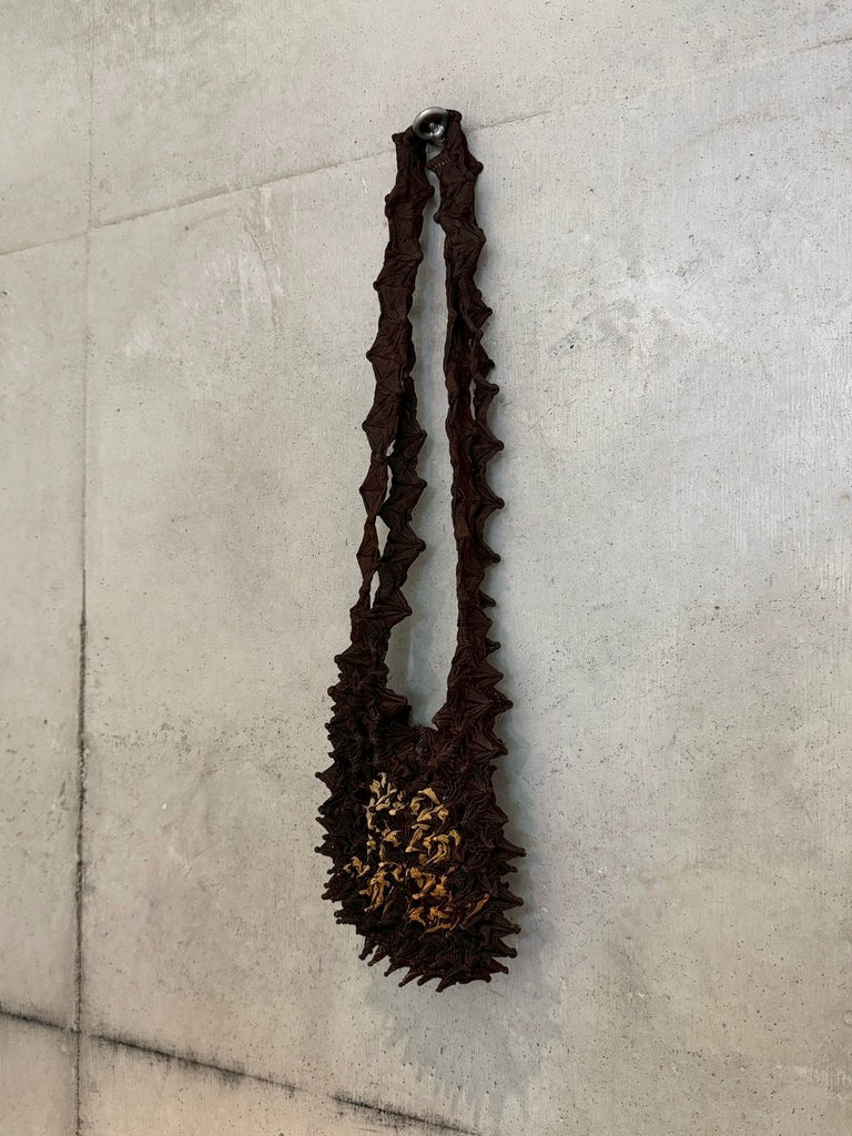 SPIKY SHOPPING BAG BROWN