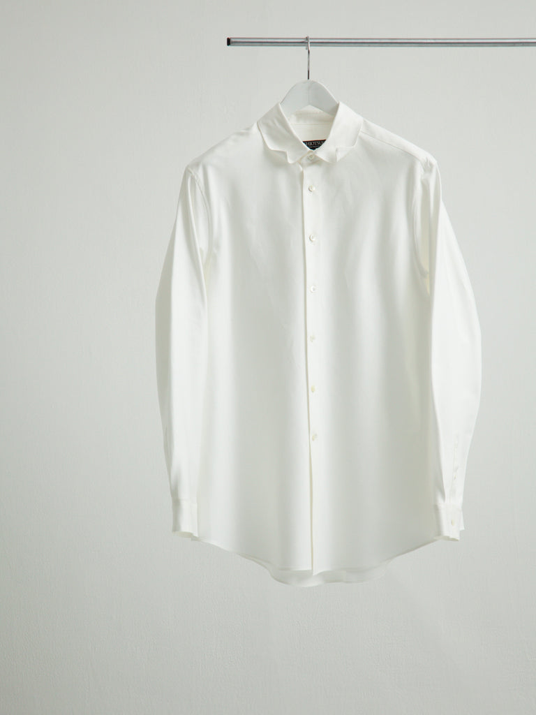 【S26AW03SH-C】BIAS CUT OXFORD DRESS SHIRT WHITE