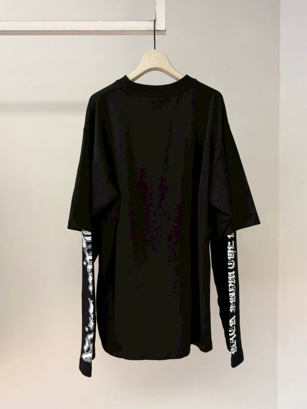 DOUBLE DECK TEE BLACK