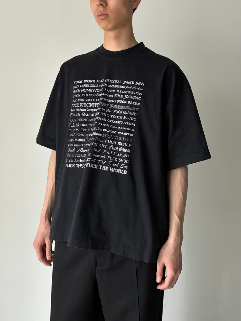 FUCK EVERYTHING T-SHIRT BLACK