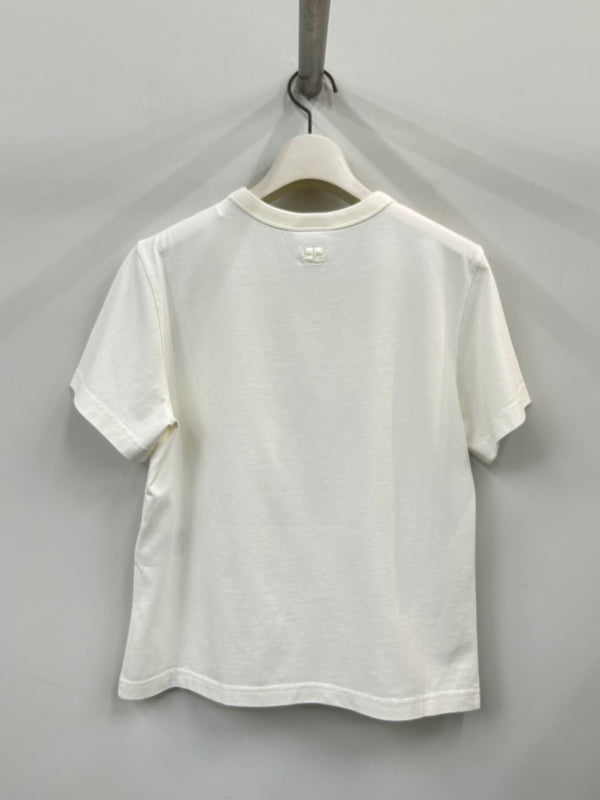 EMBROIDERED T-SHIRT WHITE