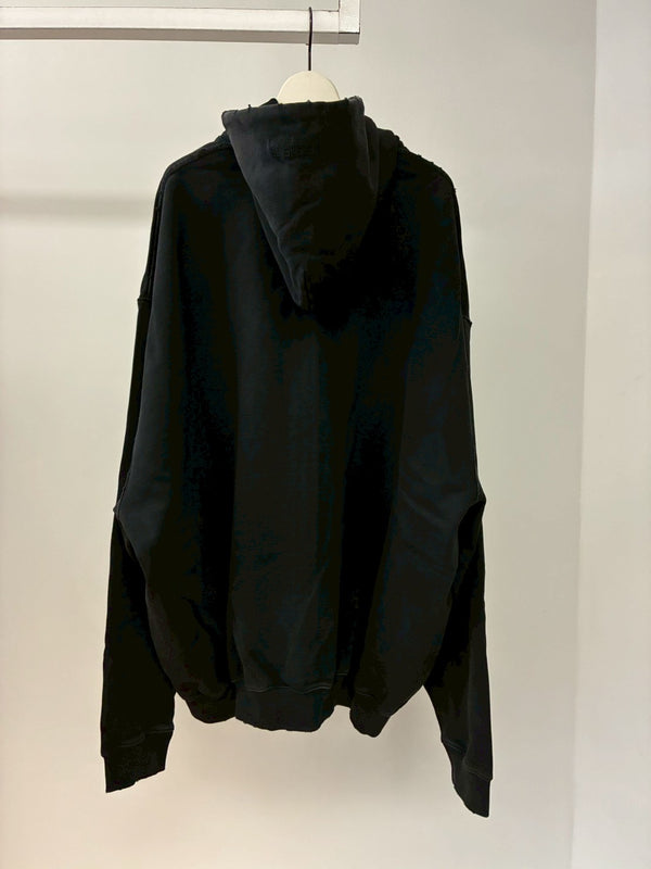 【ME76ZU211BX】FUCK EVERYTHING ZIP-UP HOODIE BLACK