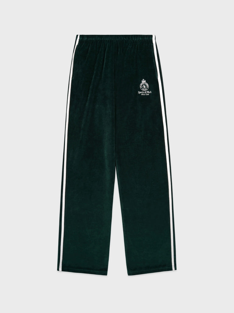 Crown Tennis Velour Sweatpant GREEN