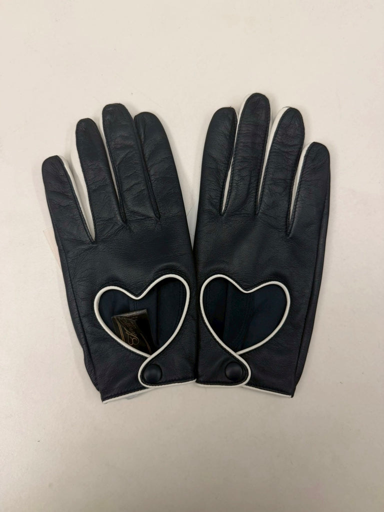 【SS26M712】HEART GLOVE BLACK