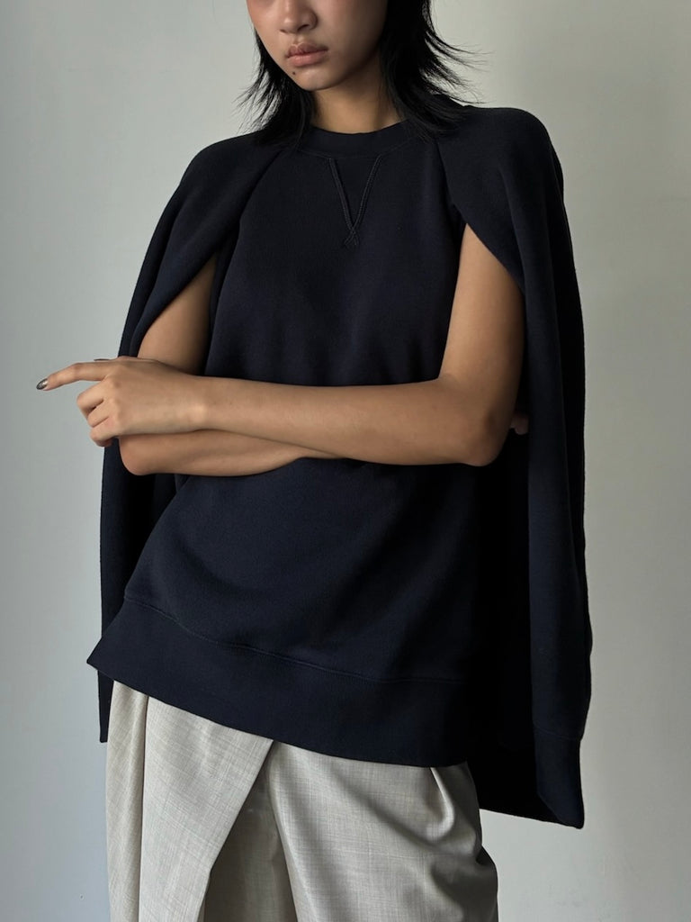 CAPE SWEATSHIRT NAVY