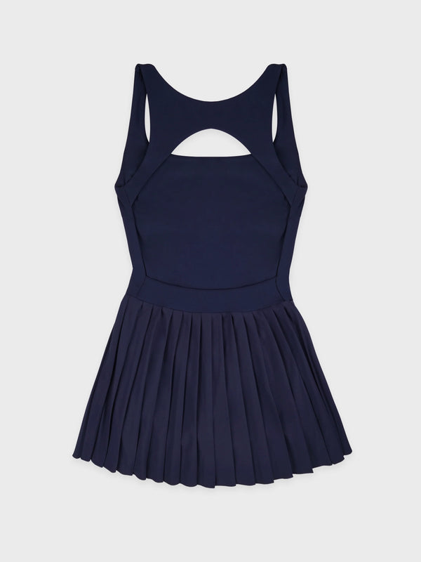 【33SR04DR00975326BL106】Signature Logo Court Dress NAVY
