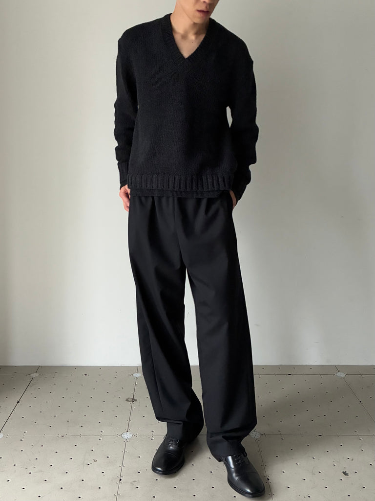 OUR LEGACY (アワーレガシー) 公式通販 | FALSE V-NECK CHARCOAL GRAY