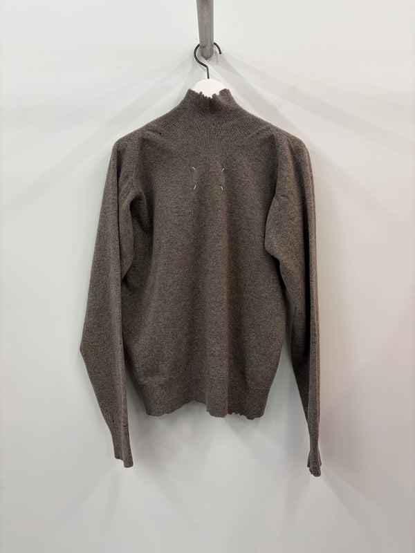 【S29HL0045M13337812M】LIVED-IN KNITWEAR TURTLENECK BROWN