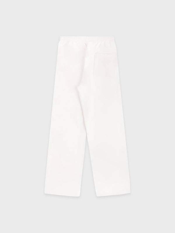 【33SR02PA07176269WH37】Vendome LA Embroidered Wide Sweatpant WHITE