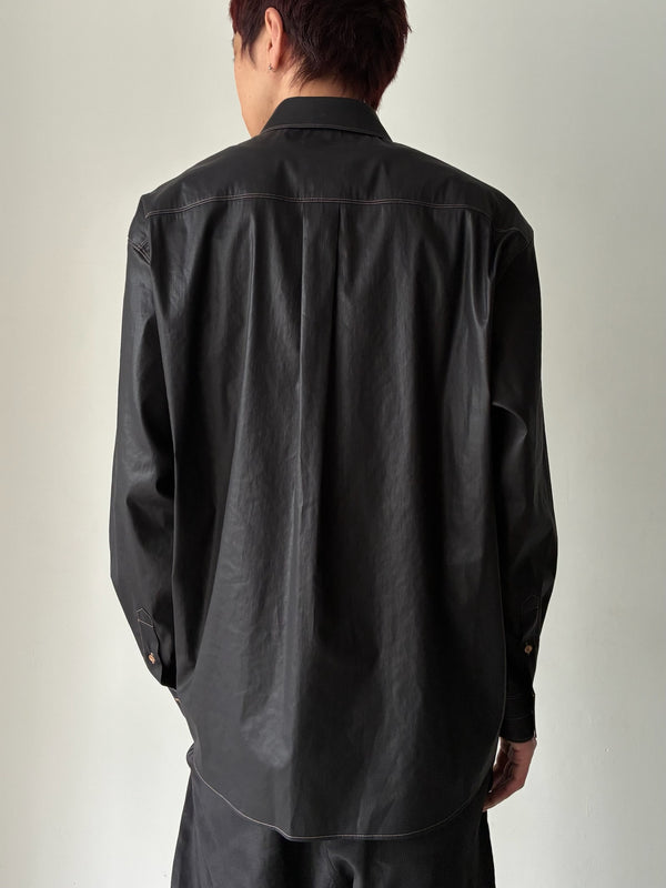 【SH1273 LF1536】REGULAR SHIRT BLACK