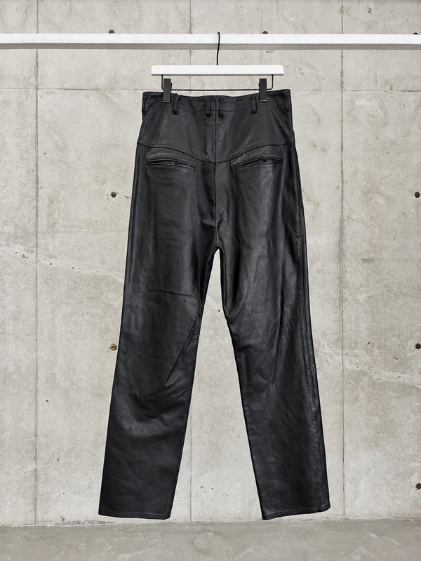 【S26AW22PT-L】HIGH WEST DOBLE POCKET PANTS BLACK