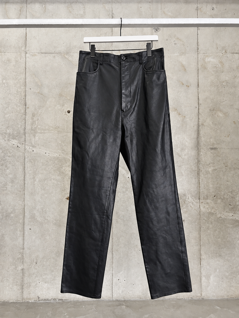 【S26AW22PT-L】HIGH WEST DOBLE POCKET PANTS BLACK