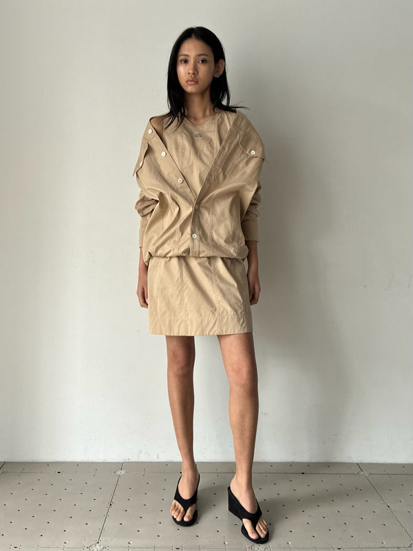 【S540Y09XV1】DRESS BEIGE