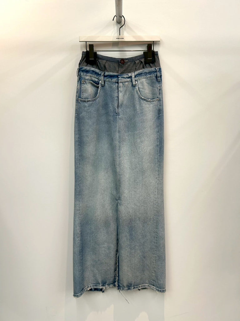LONG SKIRT LIGHT BLUE