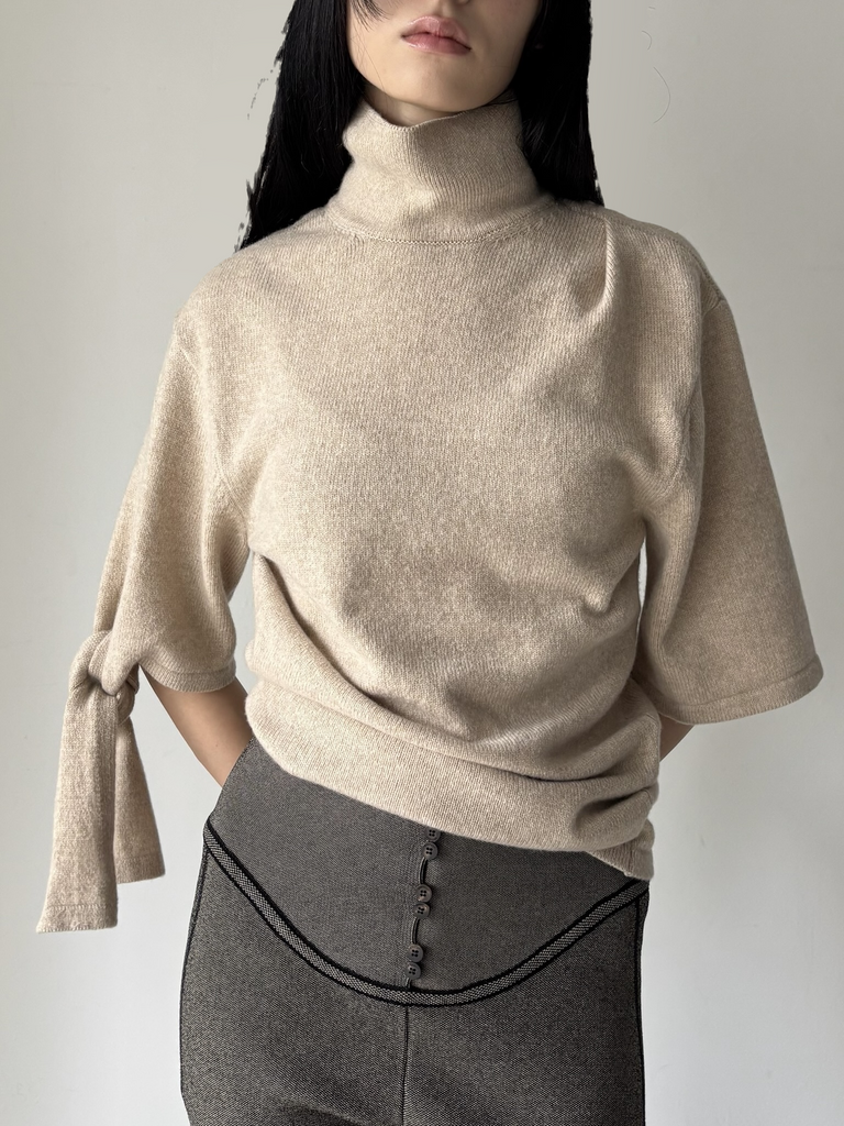【26HTOW00923AK00282】LA MAILLE FIOCCO BEIGE
